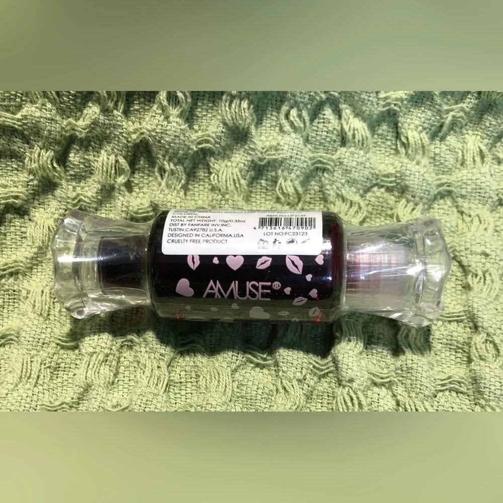 Amuse Dulce Lips  Tint - Deep Purple. 0.35 Oz